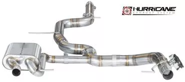 Hurricane Exhaust 3.5" ECE Klappenanlage für Seat Leon Cupra ST 300 FWD 5F V2 Doppelauspuffoptik